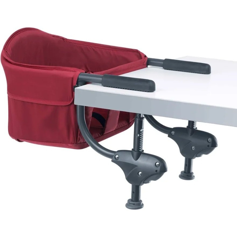 Chicco Caddy Hook On Chair Portable High Chair Red Travel Baby Seat 36009
